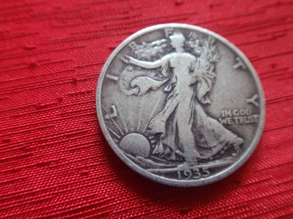 Srebrna moneta pół dolara USA 1935