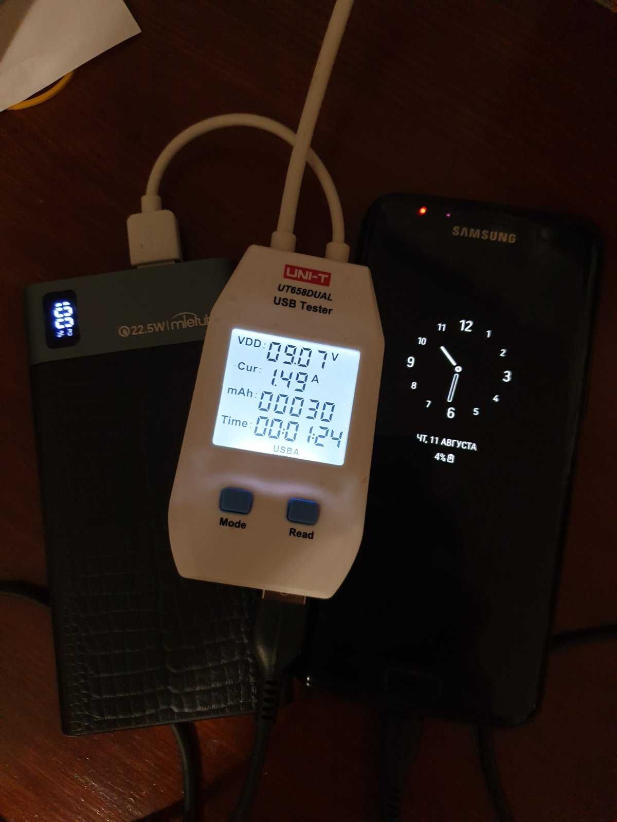 Power Bank Mietubl 10000 мАг швидка зарядка QC3.0