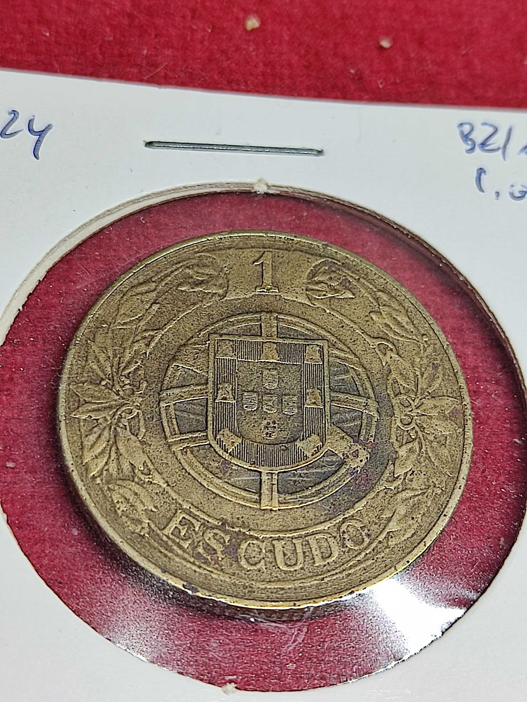 1 escudo 1924, lote 3 moedas, C080