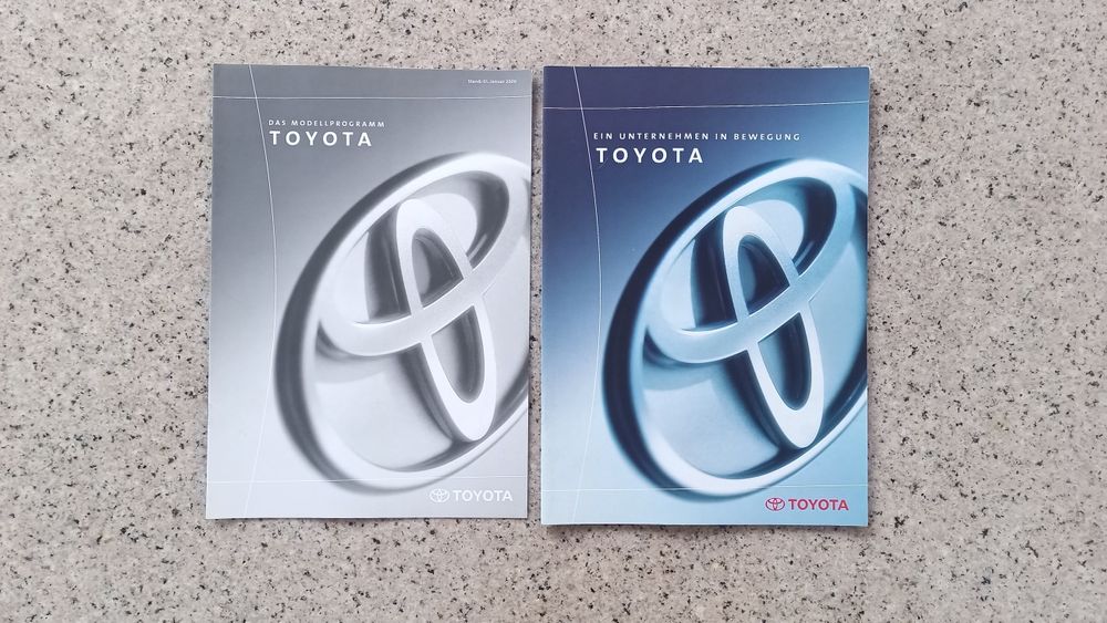 TOYOTA Prius MR2 Land Cruiser i inne. Program modeli 2000 Prospekt