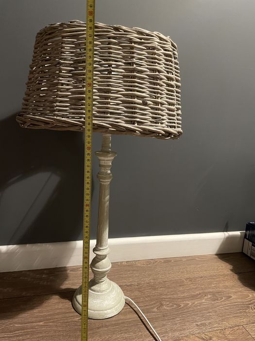 Lampa drewniana. Duża 60 cm. Przepiękna, wyjątkowa.