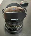 Walimex pro 8mm fisheye Canon