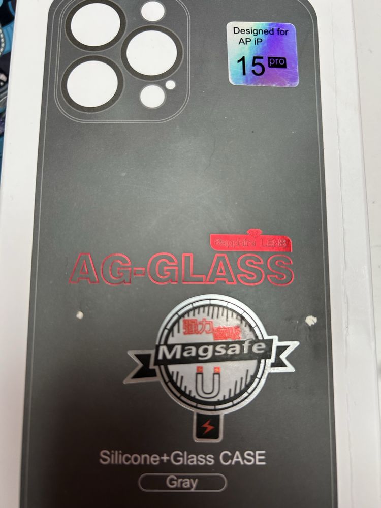 Etui iphone 15 pro szklo matowe