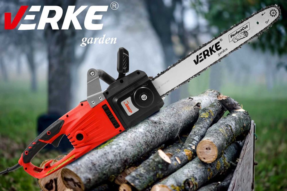 PIŁA ŁAŃCUCHOWA PILARKA Elektryczna Łańcuchowa Do Cięcia Drzewa 45cm