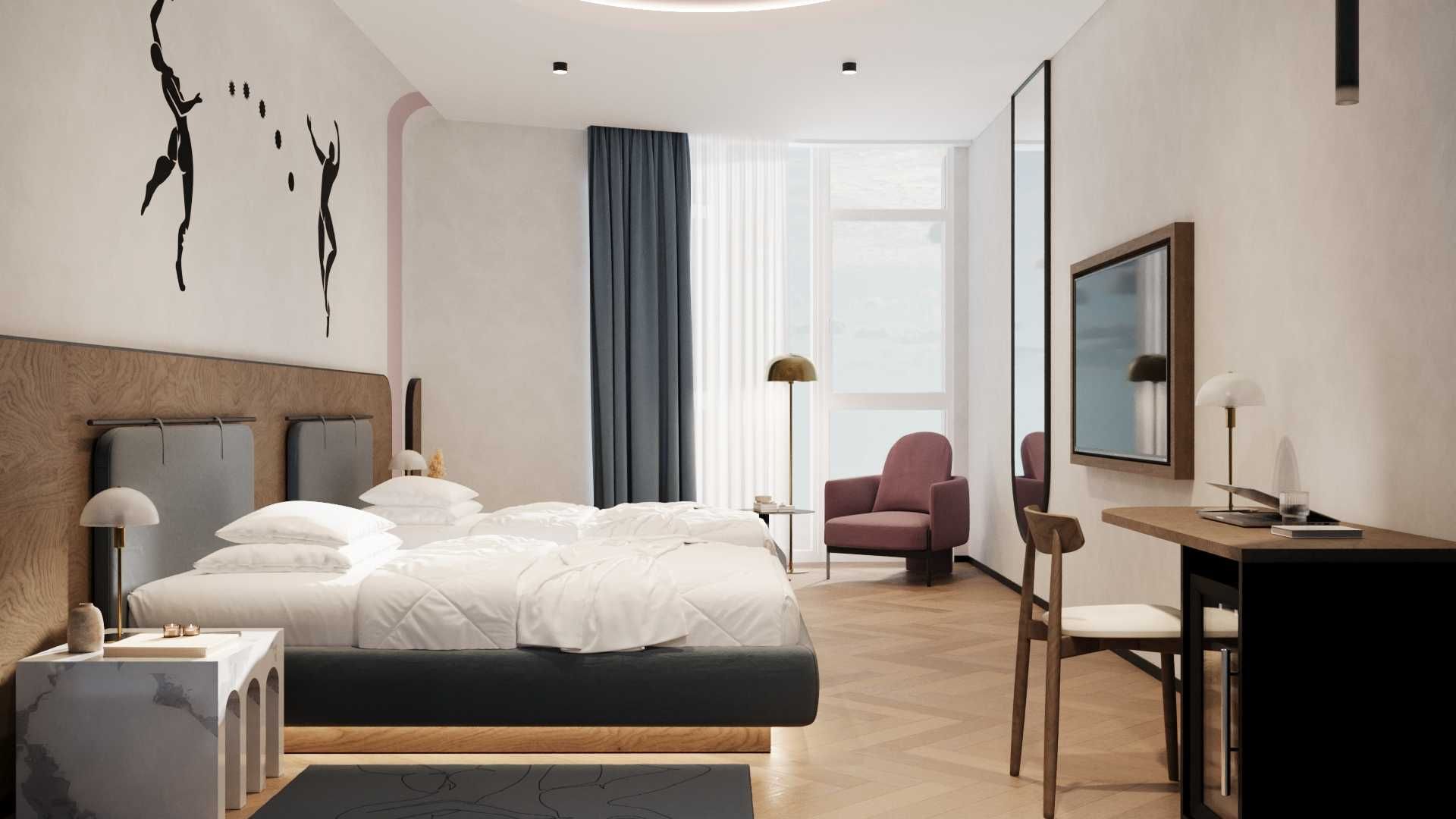 Продам 2х кімнатні апартаменти в ARCHOTEL 5*,Аркадійська алея,125 кв.м