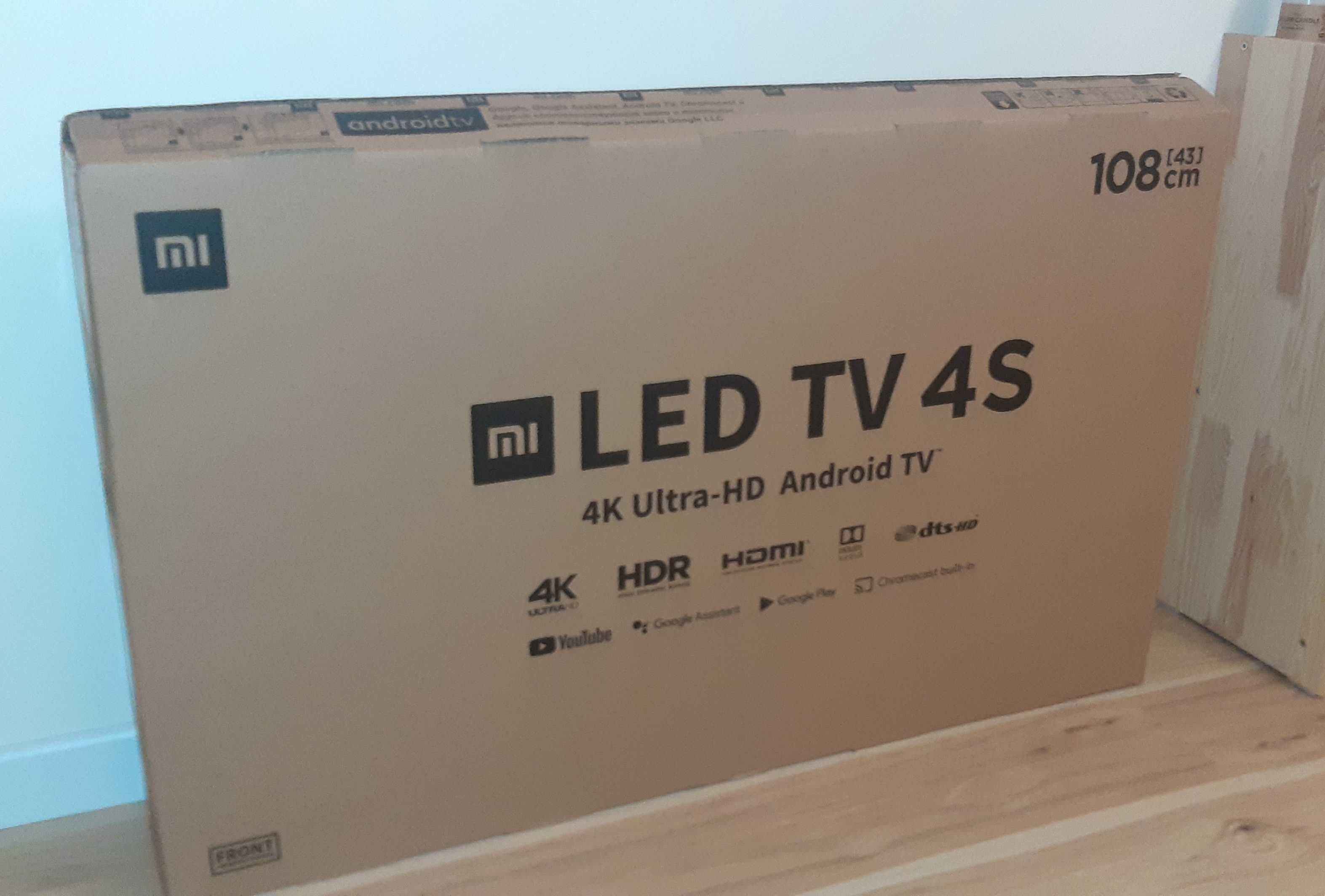 Телевизор Xiaomi Mi TV 4S 43 4К , в идеальном состоянии , новый