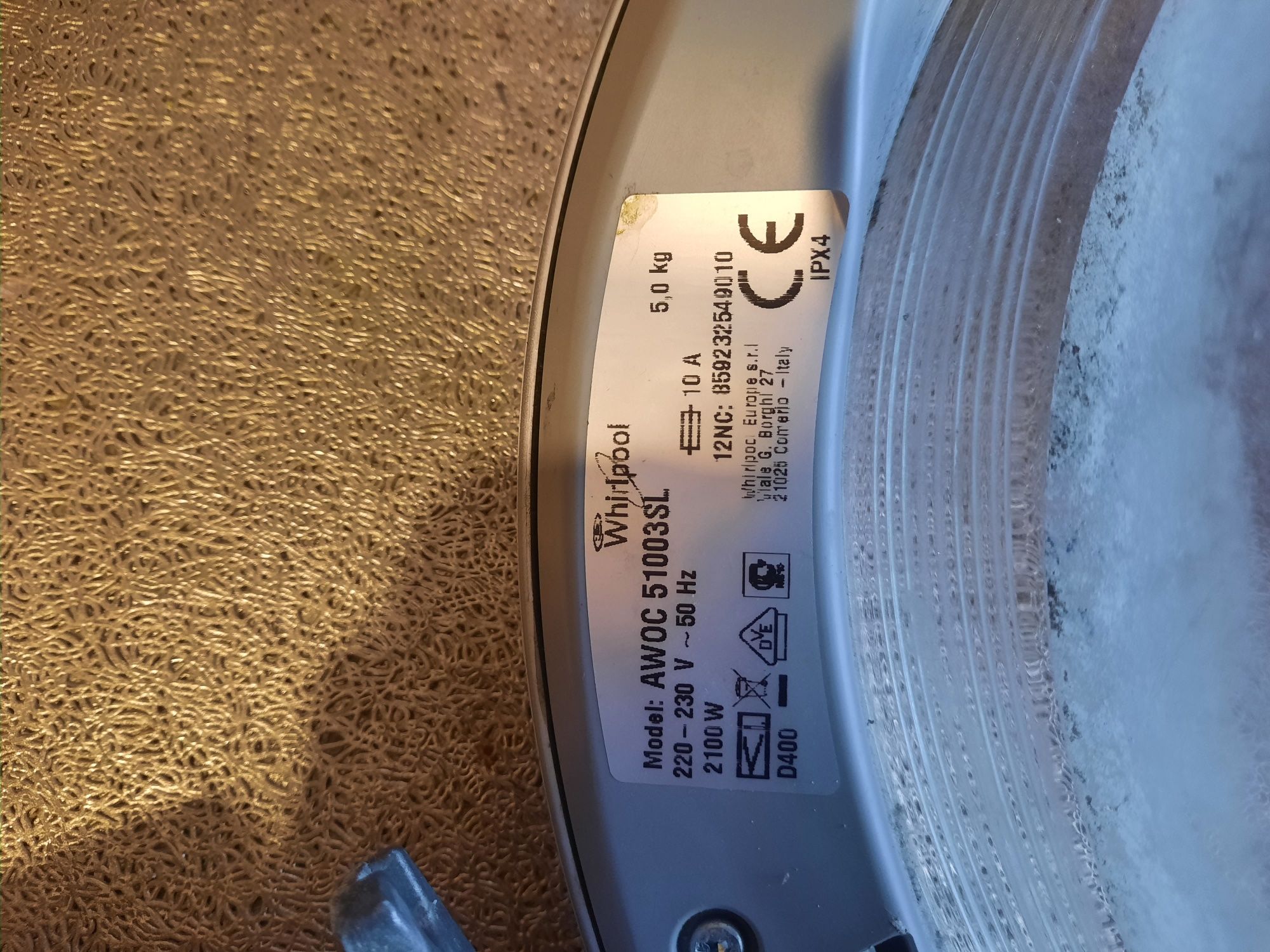 Programator pralka Whirlpool AWOC 50013SL.