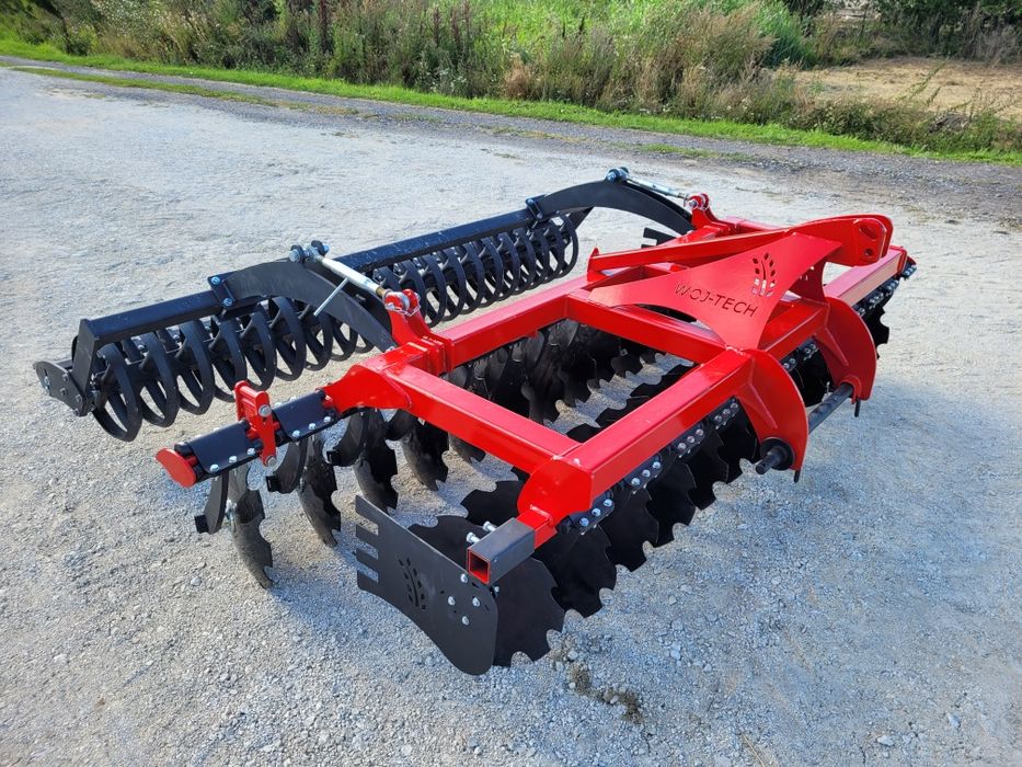 Brona talerzowa WojTech 3m 560 wał rurowy strunowy daszkowy