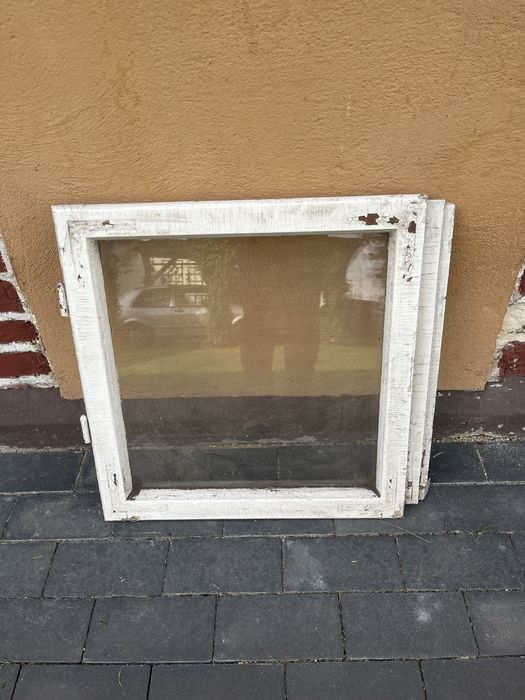 Drewniana rama okienna prowansalski rustykalny DIY vintage home