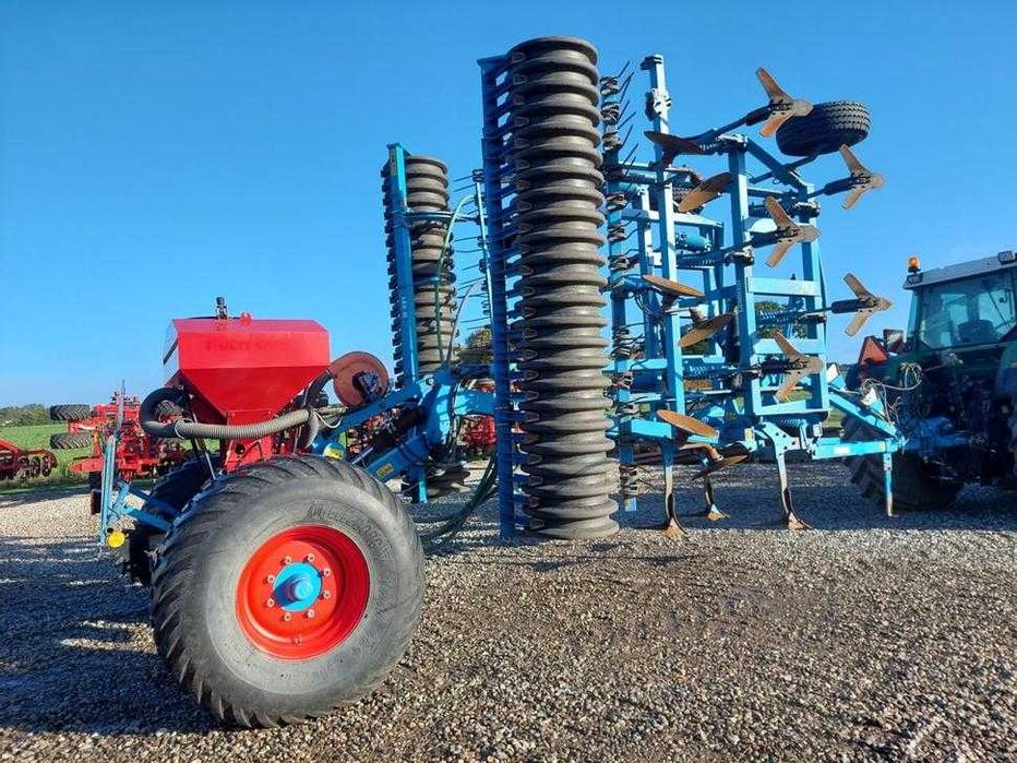 Lemken Smaragd Gruber 6m RESOR z Siewnikiem do poplonów HE-VA DOUBLET