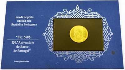 Portugal Moeda Prata 500$ Escudos Banco Portugal