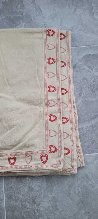 Obrus duży ogrodowy  świąteczny 226x128 cm