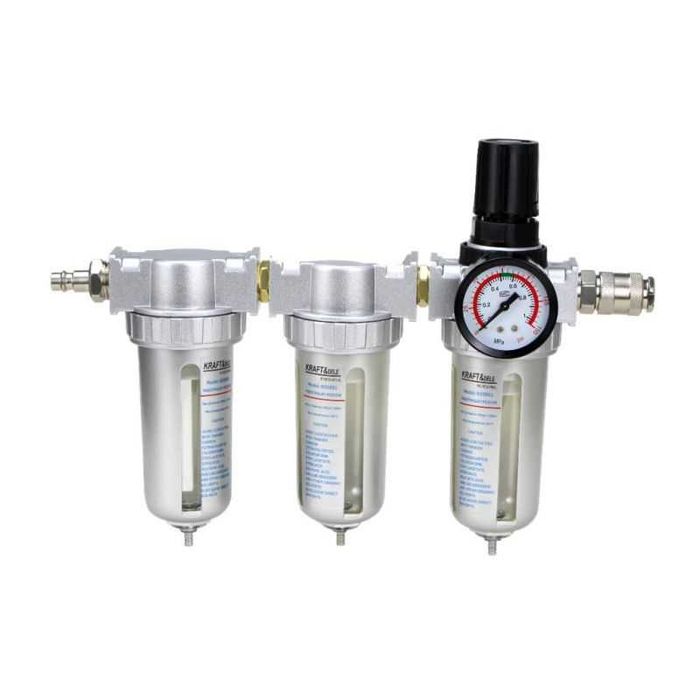 KRAFT&DELE Filtr Powietrza Odwadniacz + Reduktor Manometr 1/2 KD5851