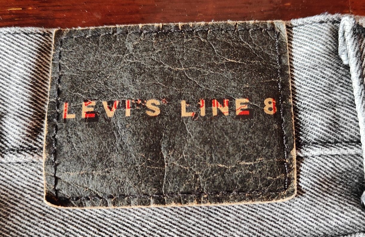 Levi's Line 8 jeans 34 x 30 cinza