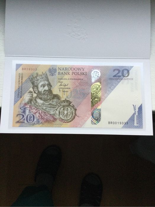 20 zł tysiac lecie koronacji B. Chrobrego.