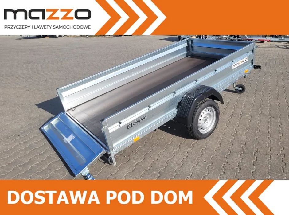 Zaslaw Dostawa Przyczepka uchylna DMC750kg 265x132x35cm SOLIDNA I MOCNA! HIT!  DMC 750kg! Przyczepa uchylna Wywrotka z kiprem BARDZO MOCNA