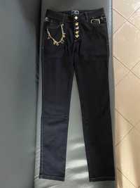 spodnie granatowe jeans Elisabetta