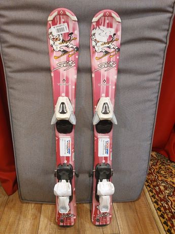 Narty dla dzieci Tecnopro Skitty z wiązaniami 80 cm