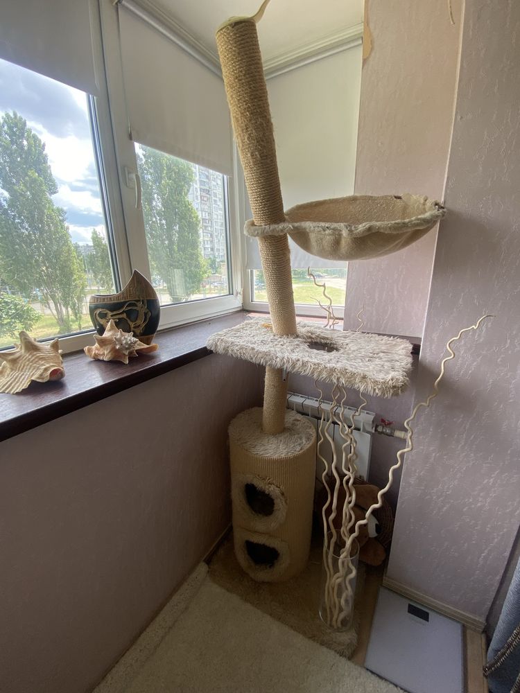 Когтеточка, домик для кота, будиночок для котів, дряпалка