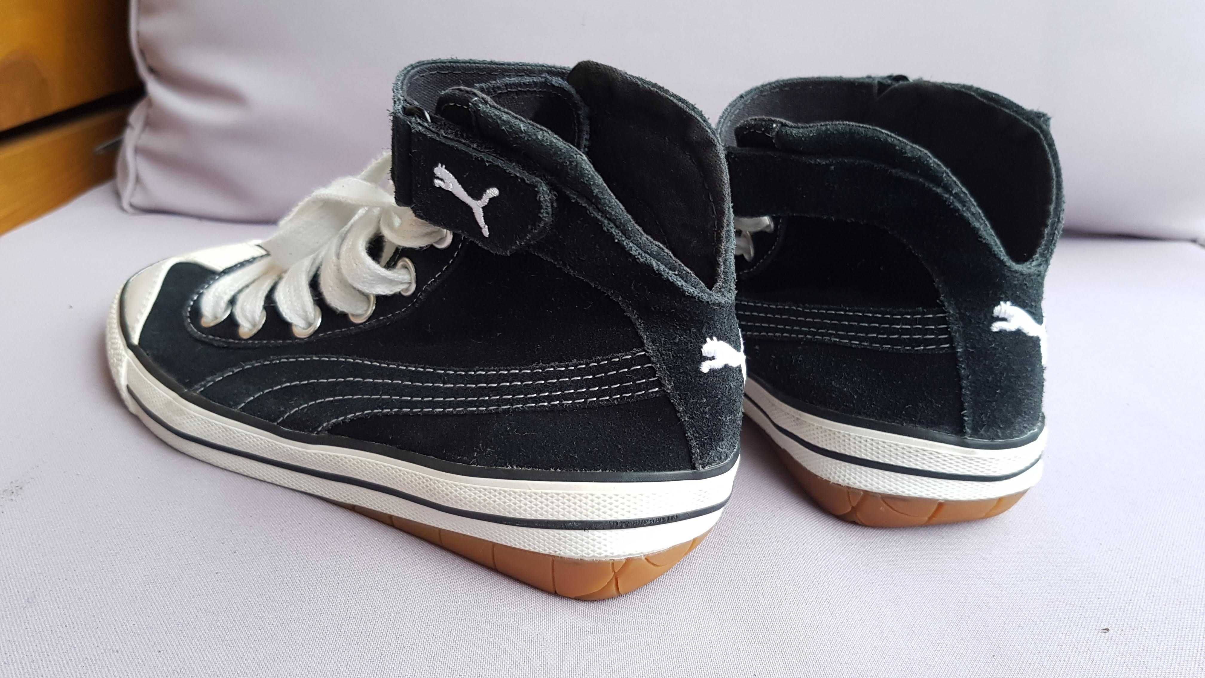 buty, trampki 36 czarne, zamszowe, oryginalne PUMA NOWE