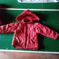 Зимняя куртка бордового цвета