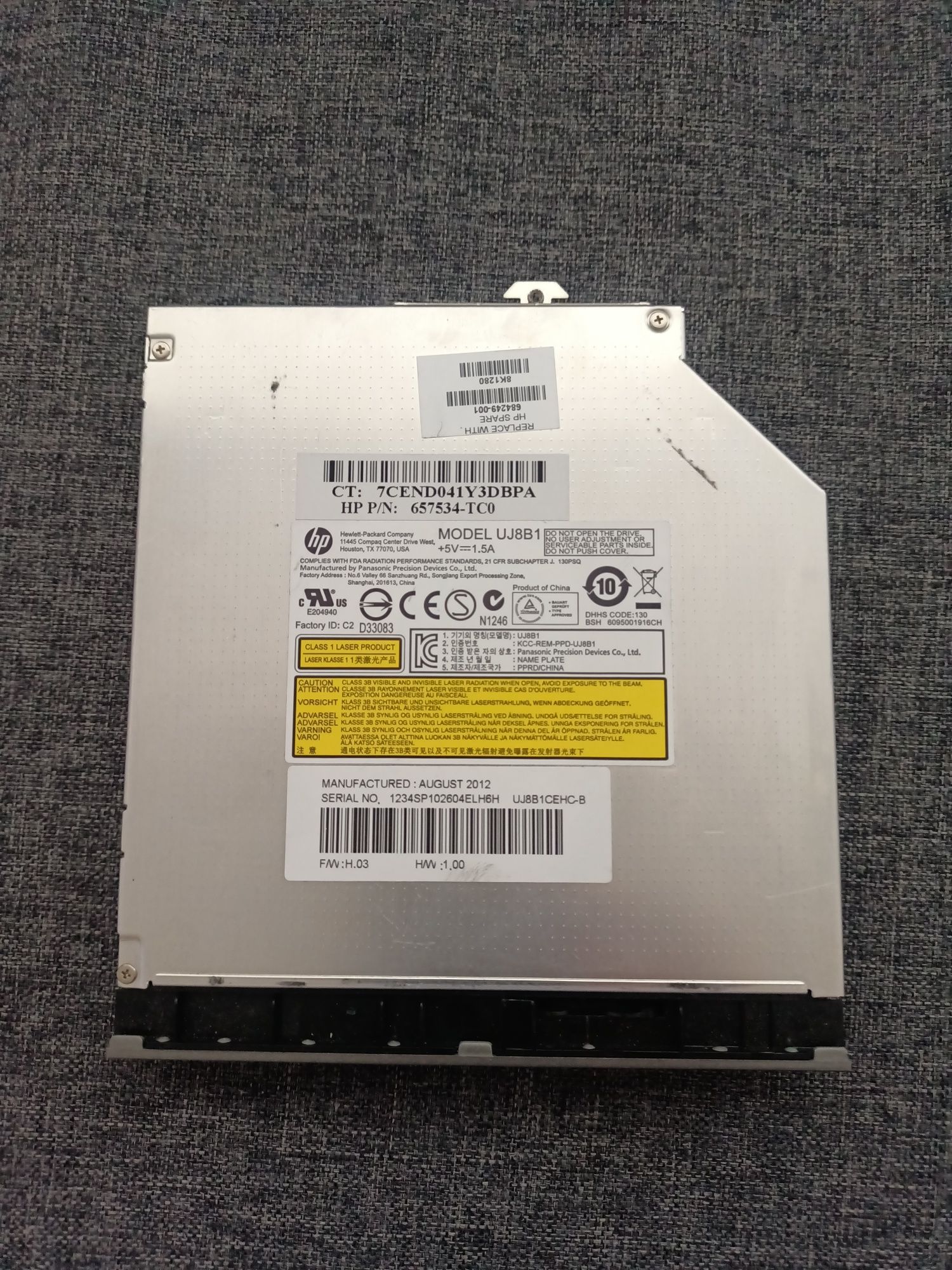 Napęd DVD HP - UJ8B1