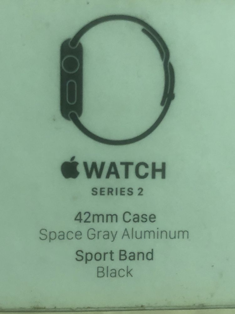 Apple Watch 2 серия 42мм серого цвета