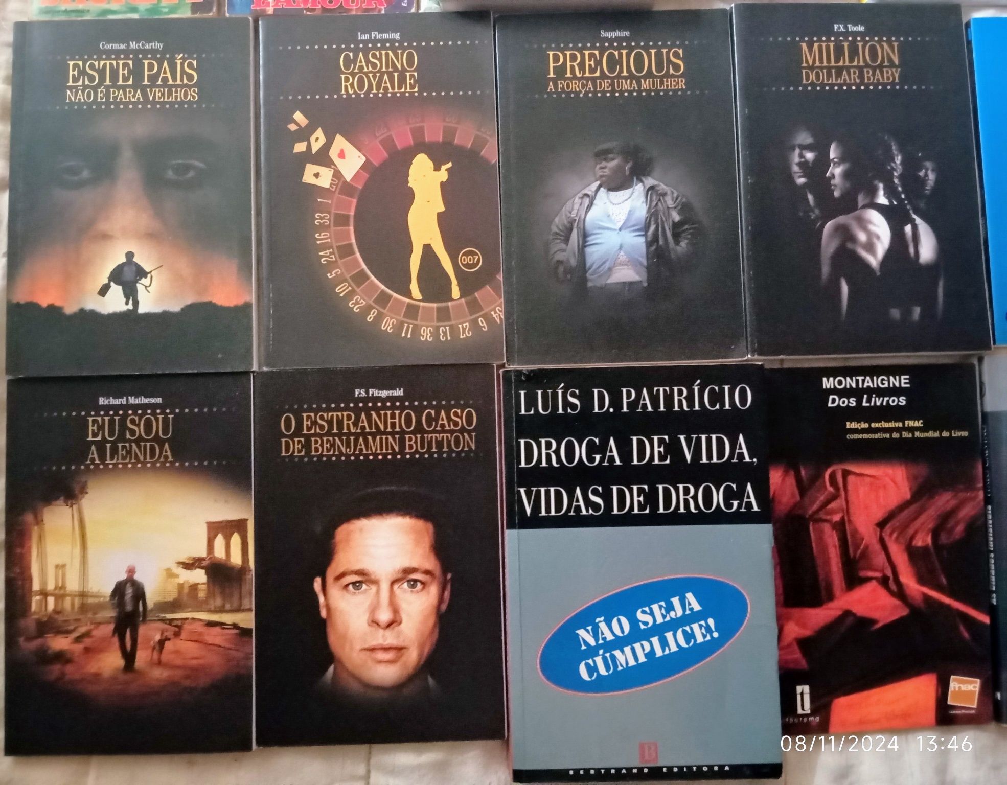 Lote de livros variados.55 Livros 35€ não é negociável.