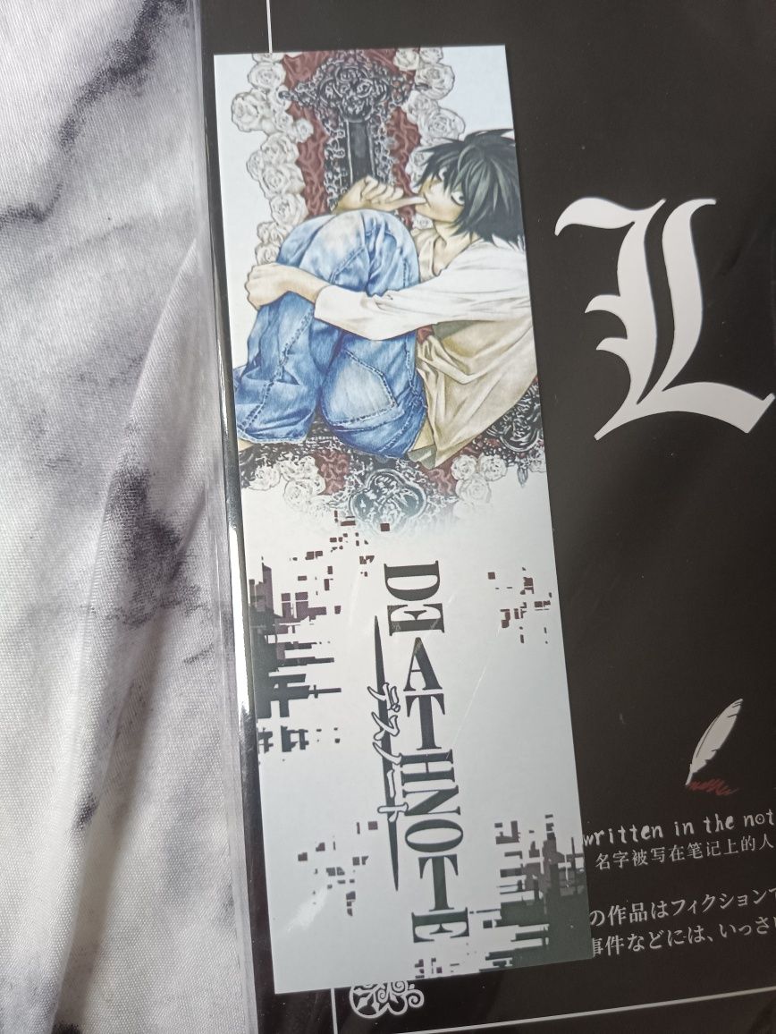 Notatnik A5 z anime „Death Note”długopis, zakładka