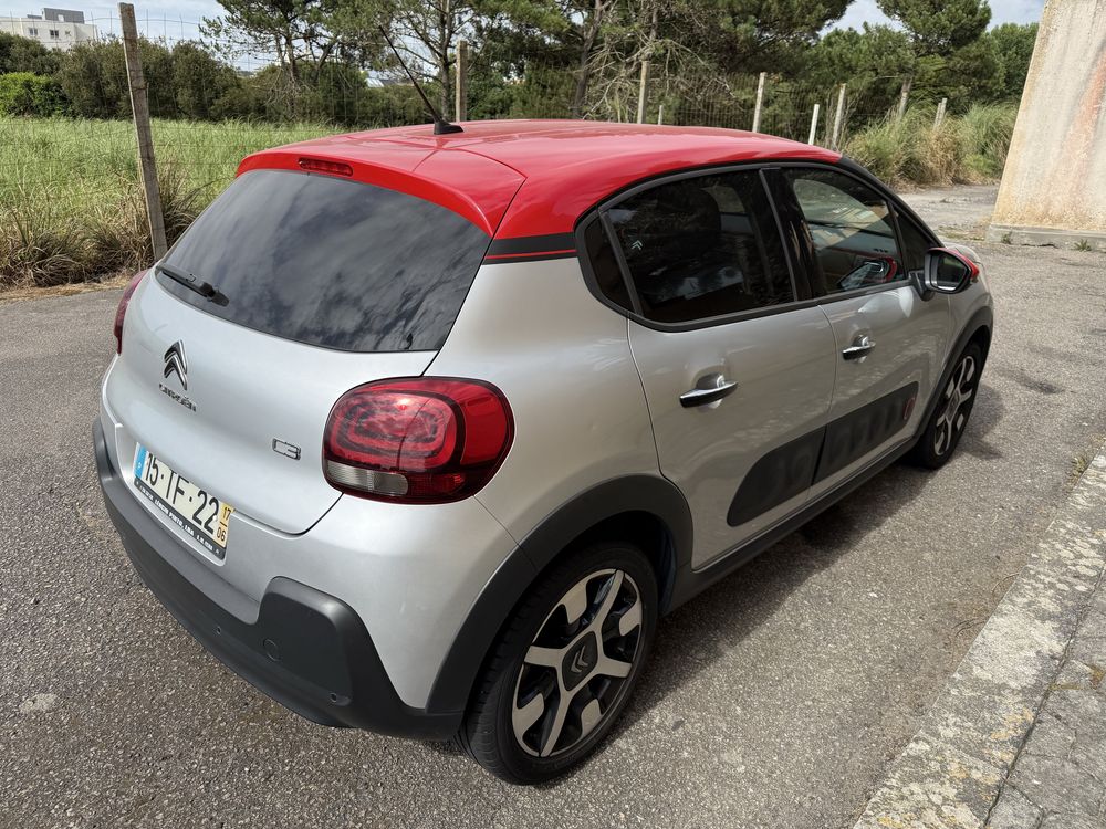 Citroën C3 1.2 PureTech Shine 110cv | Automático | Nacional | 2017