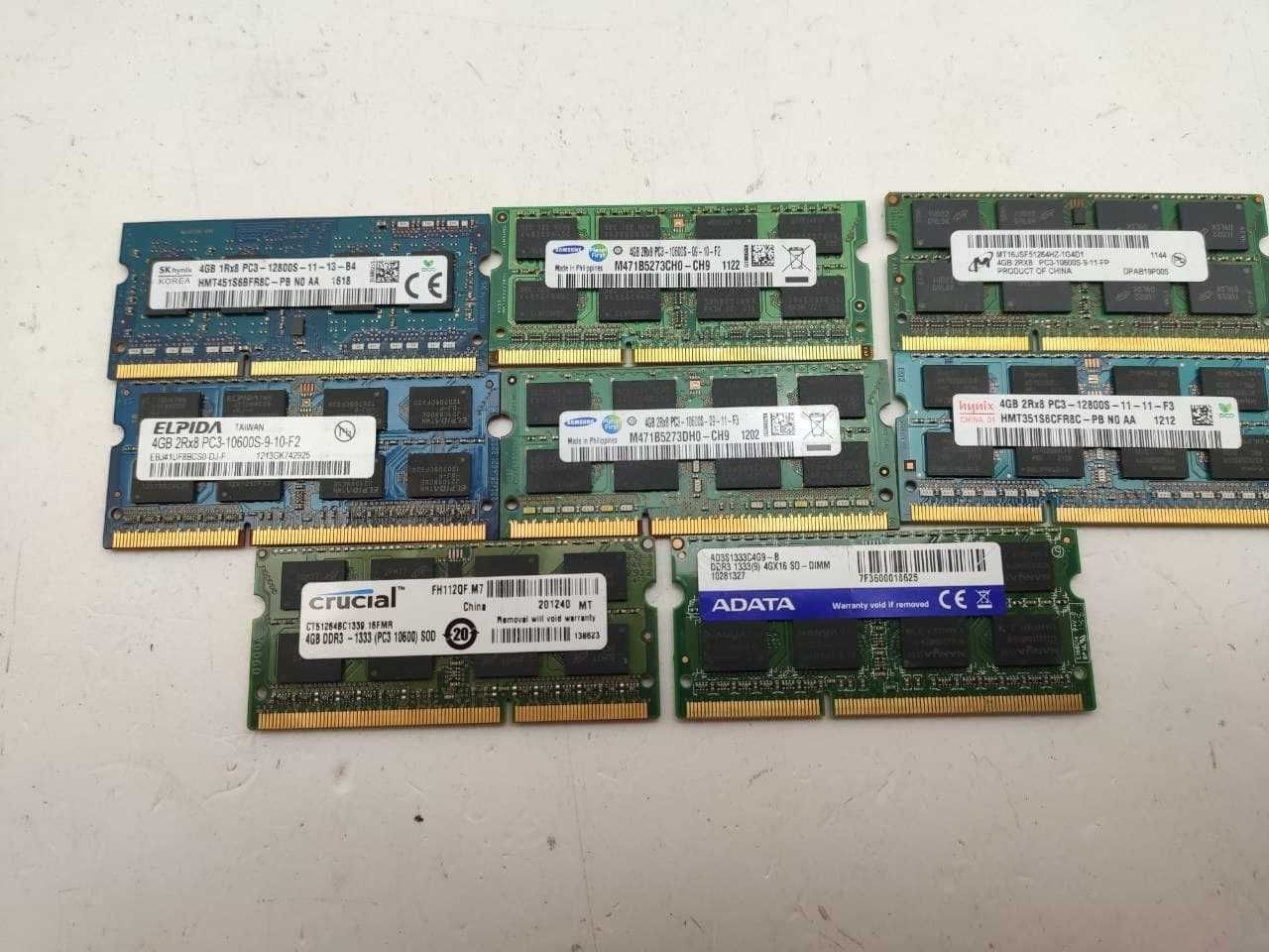 Оперативна пам'ять SO-DIMM ОЗУ RAM 4GB 1.5v DDR3-1600  PC3