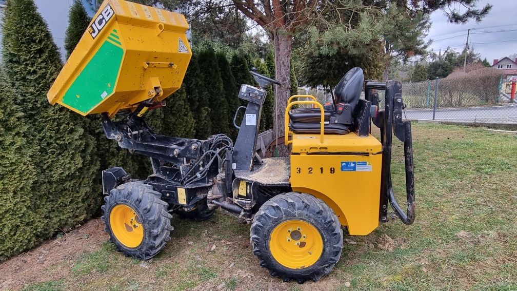 Wynajmę wozidło obrotowe Thwaites 3.5t  rewers/ JCB 1t wysoki wysyp /