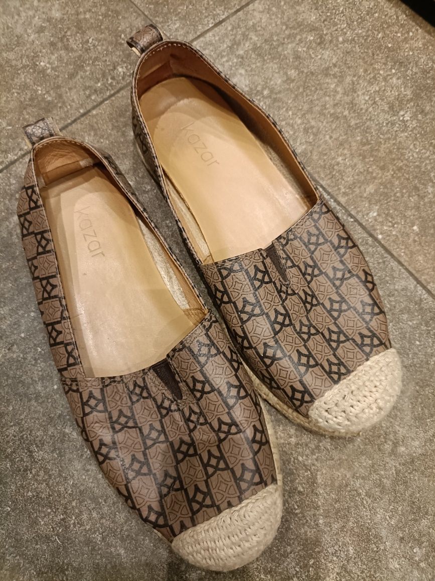 Mokasyny espadryle kazar półbuty 36