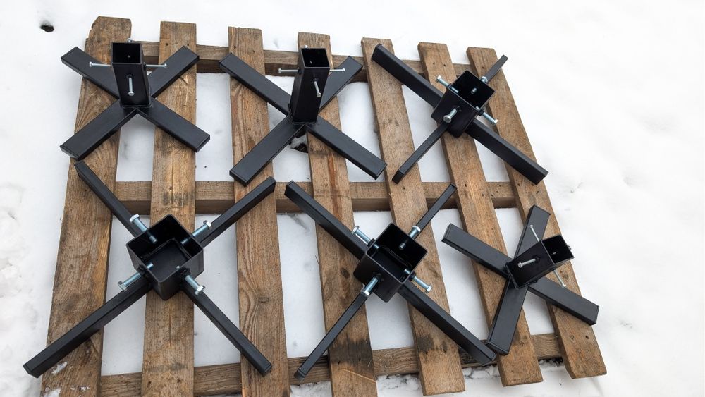 Metalowy stojak na choinkę, stalowe stojaki, uchwyt na świerka