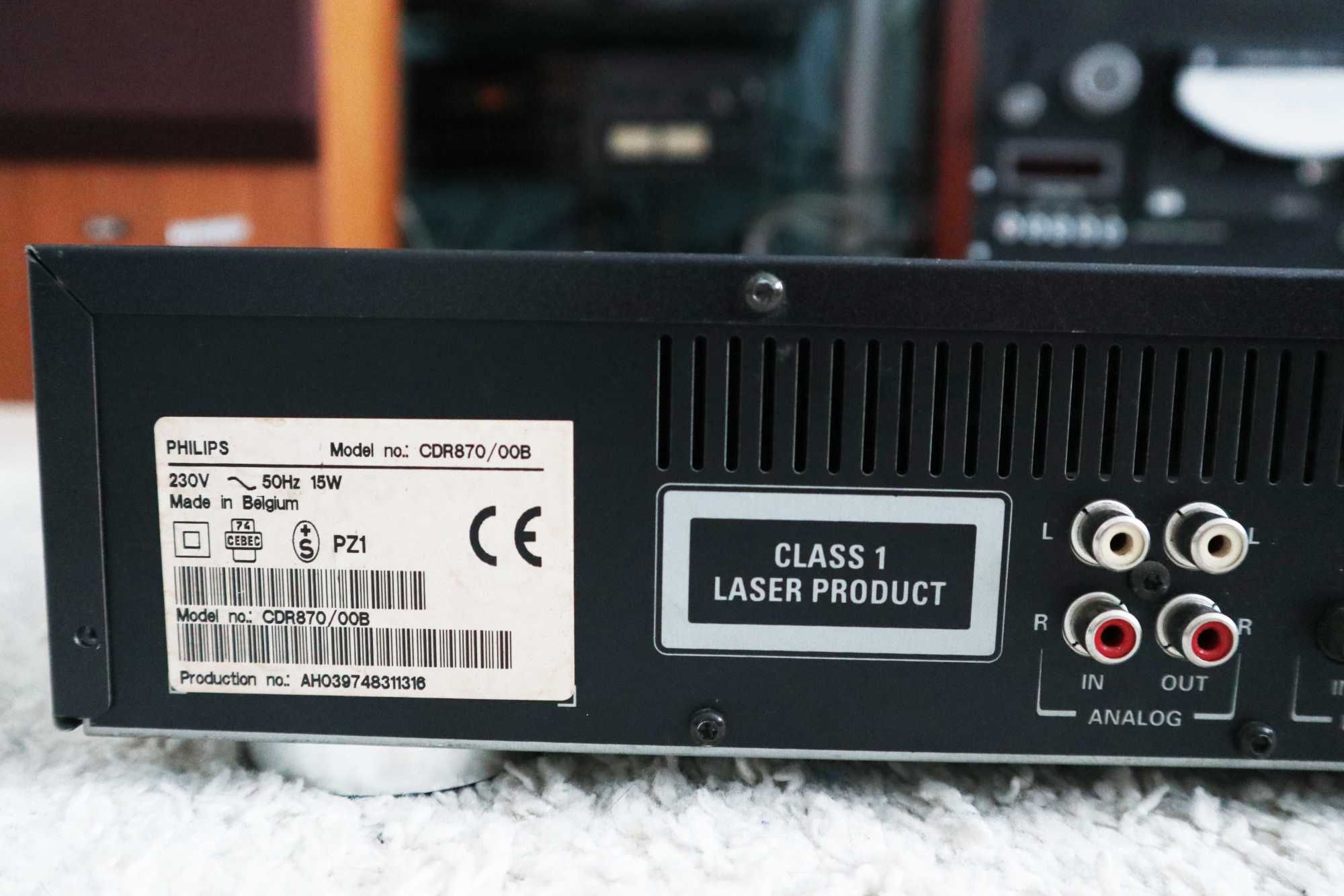 Cd проигрыватель пишущий PHILIPS CDR-870