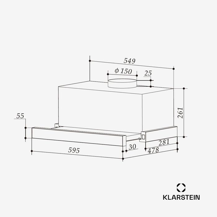 Віола 60 Витяжка кухонна З Німеччини