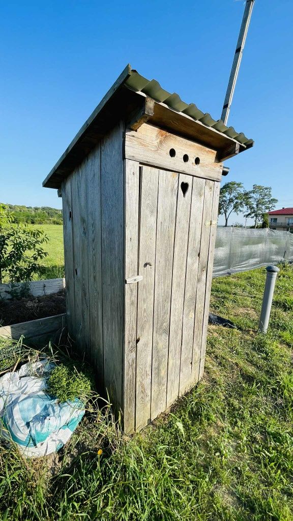 Kibel drewniany, toaleta, wc