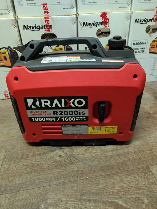 Генератор бензиновий інверторний Raixo R2200IS 1,8 кВт/2 кВт