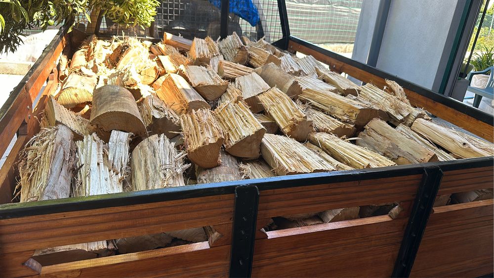 Madeira eucalipto seca pronta para entrega