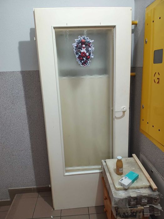 Drzwi pokojowe 80 cm - 2 szt. z klamkami