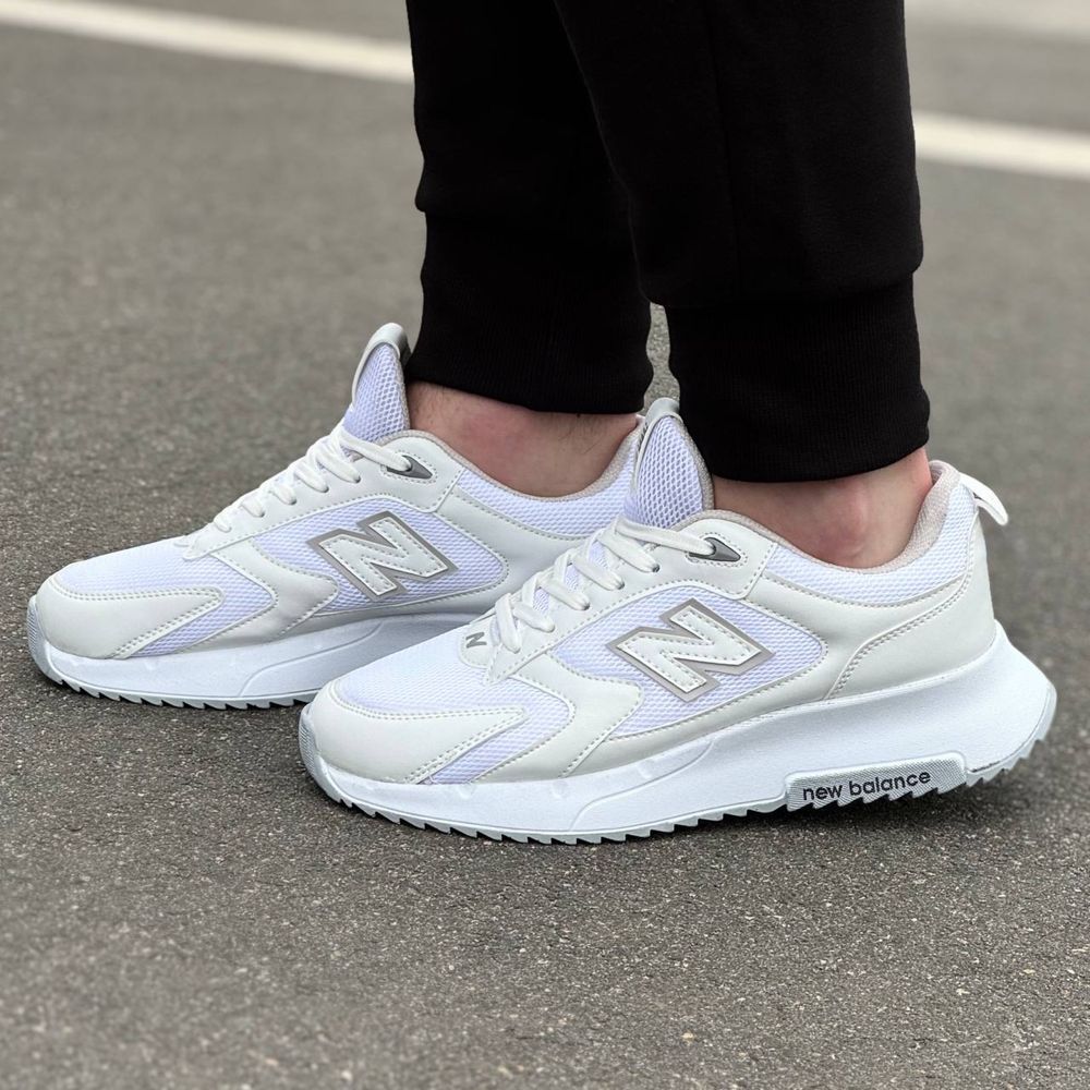 Чоловічі Кросівки Нью Баланс Білі | New Balance White 40-44 рм.