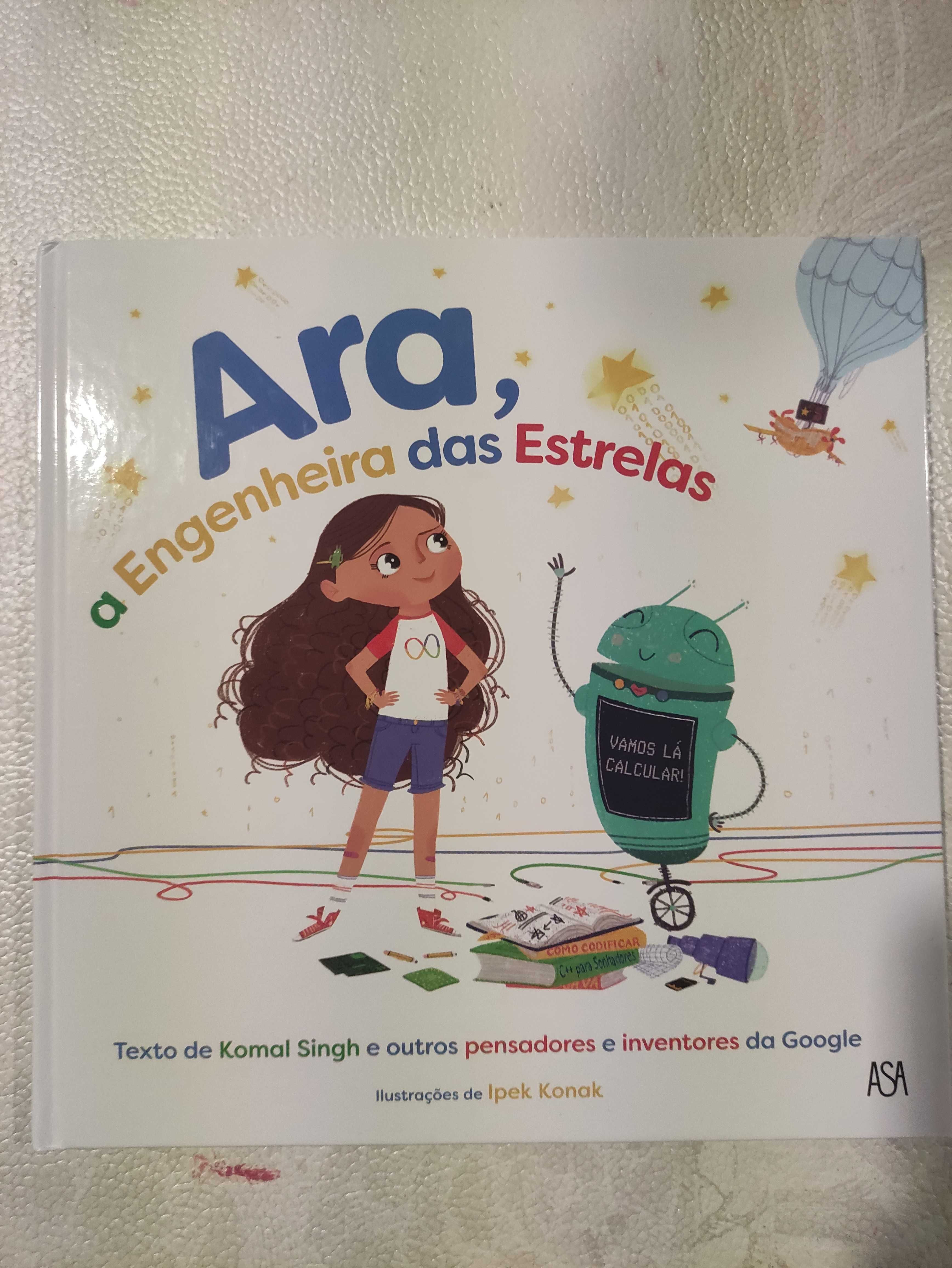 Livro "Ara, a Engenheira das Estrelas"