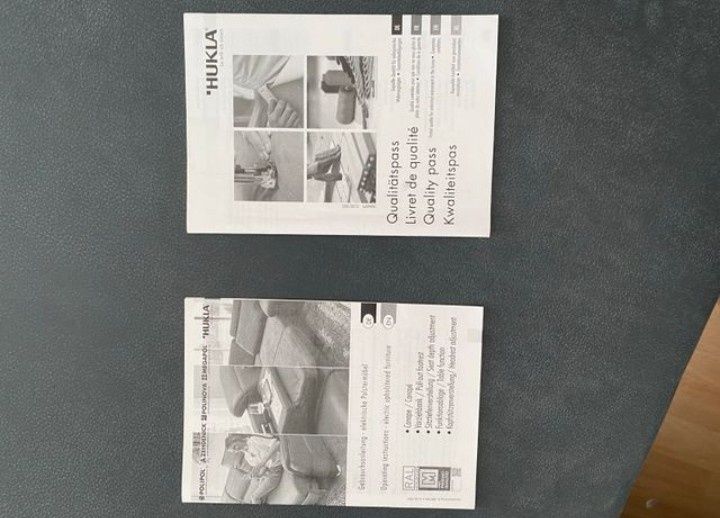 Sofa skórzana Hukla elektrycznie rozkładana