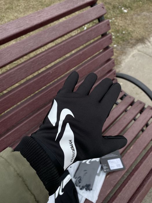 Рукавиці Nike Hyperwarm / перчатки Nike / рукавички футбольні Найк