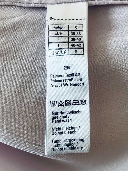 Брендова 100% нат шовк Palmers розм S 42-44 комбінація сорочка шелк