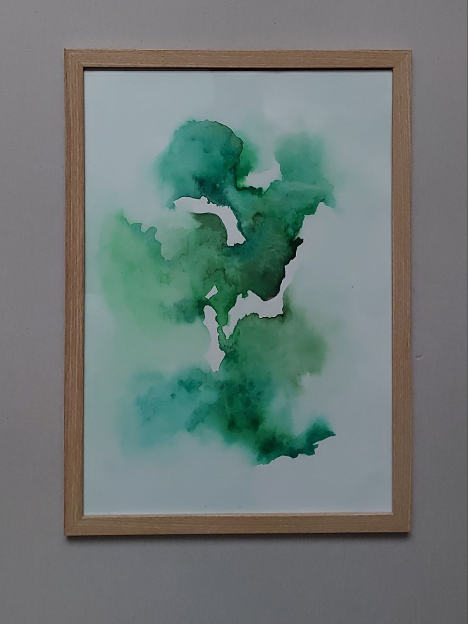 Картина абстрактна акварель