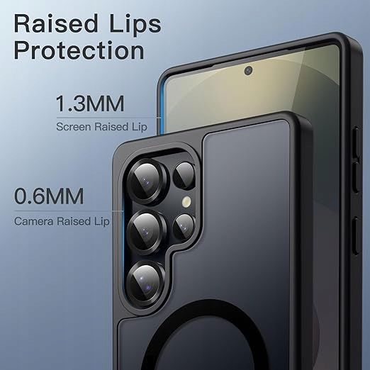 JETech Etui Magnetyczne dla Samsung Galaxy S25 Ultra 5G (Czarny)