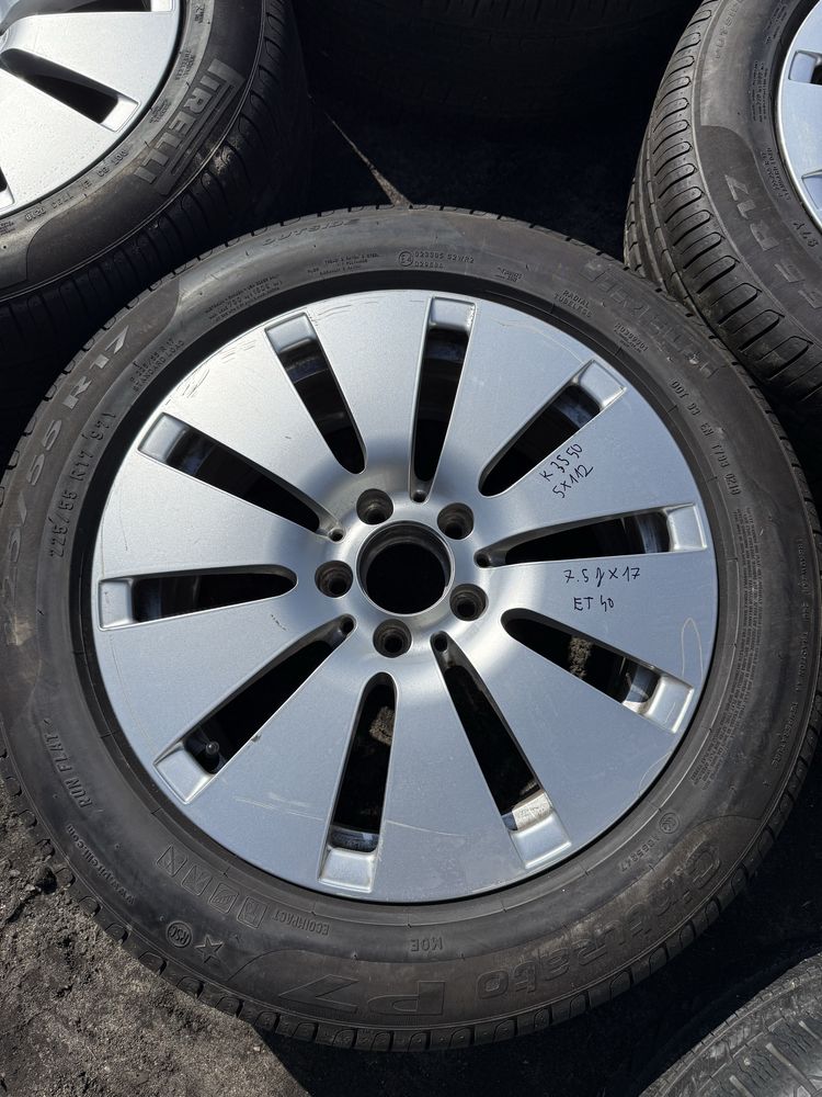 Felgi aluminiowe 5x112 17x7,5j et40 Mercedes Audi Vw