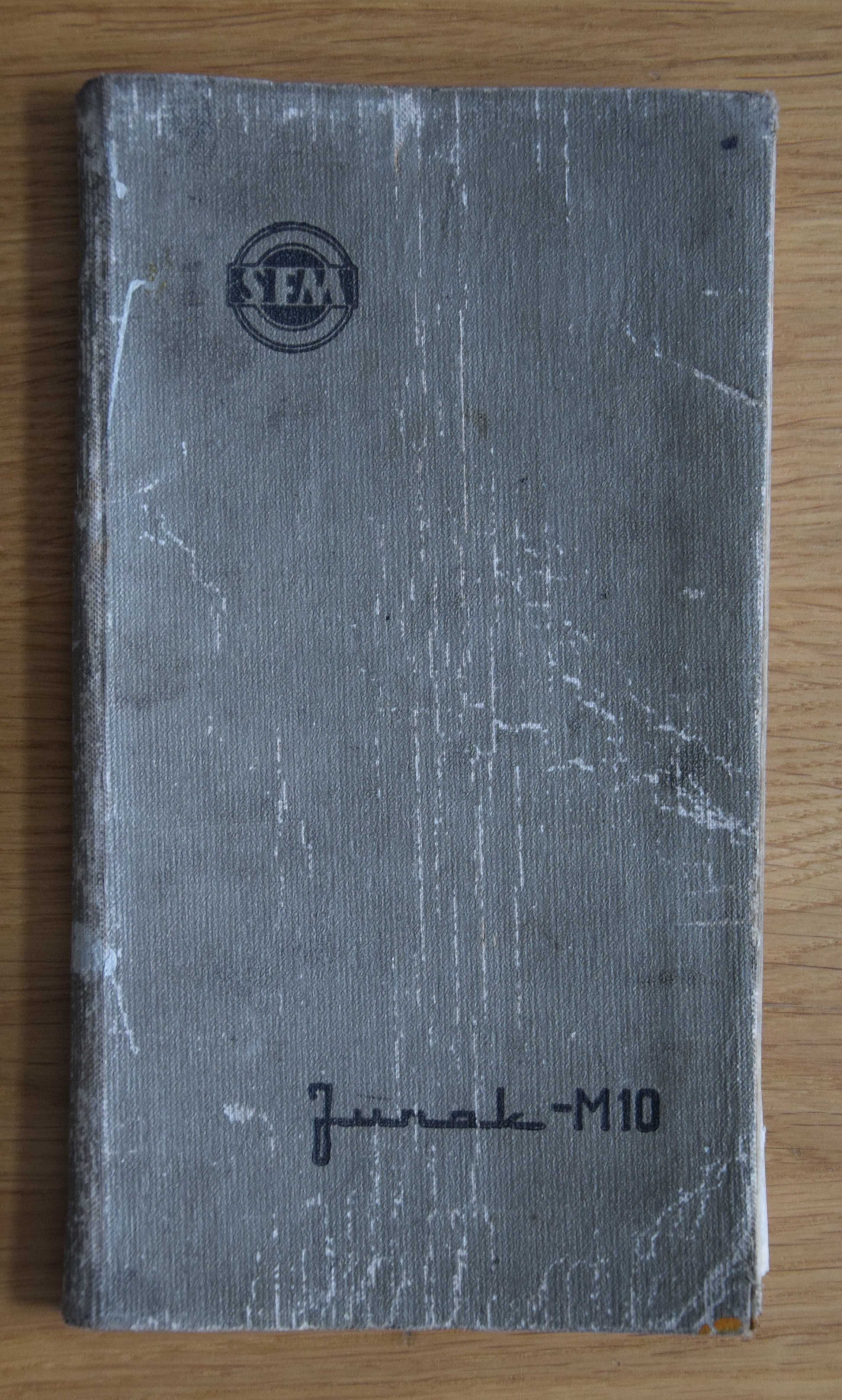 Instrukcja Katalog JUNAK M-10 1963