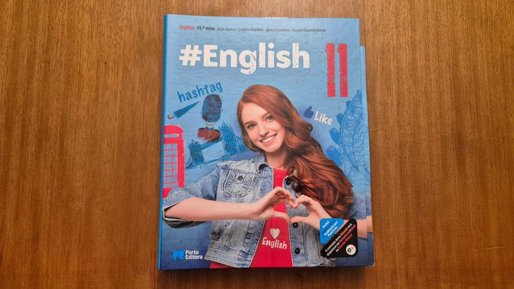 Vendo Dossier do Professor e Manual Inglês #ENGLISH 11, 11º Ano - NOVO